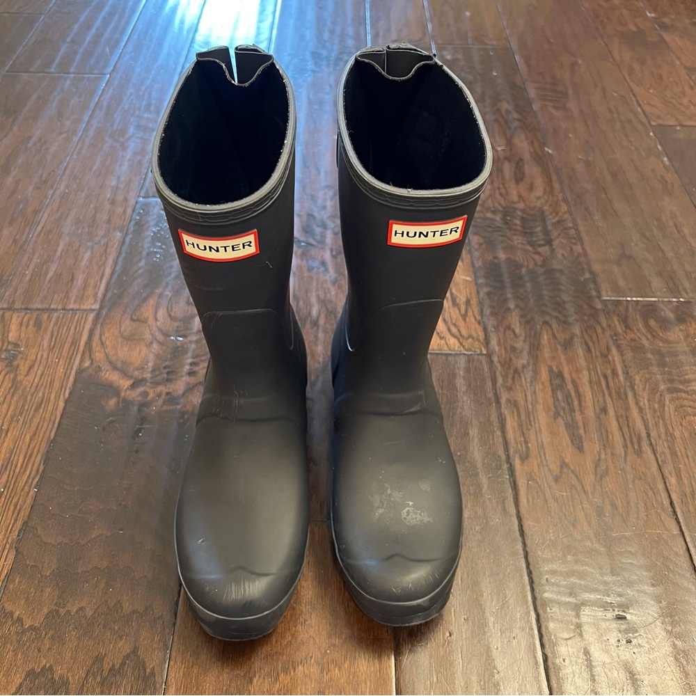 Hunter Black Rain Boots